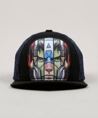 Bone-Infantil-Os-Vingadores-Preto-9058141-Preto_1