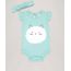 Body-Infantil--Gatinha--Manga-Curta-Decote-Redondo---Faixa-de-Cabelo-em-Algodao---Sustentavel-Verde-8820202-Verde_1