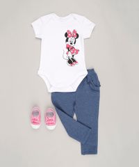 Body-Infantil-Minnie-Manga-Curta-Decote-Redondo-em-Algodao---Sustentavel-Branco-8918677-Branco_3