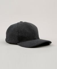 Bone-Masculino-em-Feltro-Cinza-Mescla-Escuro-9008186-Cinza_Mescla_Escuro_2