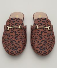 Mule-Feminino-Via-Uno-Bico-Redondo-Estampado-Animal-Print-Onca-com-Fivela-Caramelo-9981778-Caramelo_5