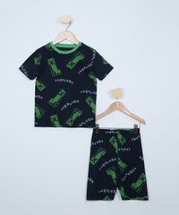 Pijama-Infantil-Minecraft-Estampado-Manga-Curta-Azul-Marinho-9963716-Azul_Marinho_1