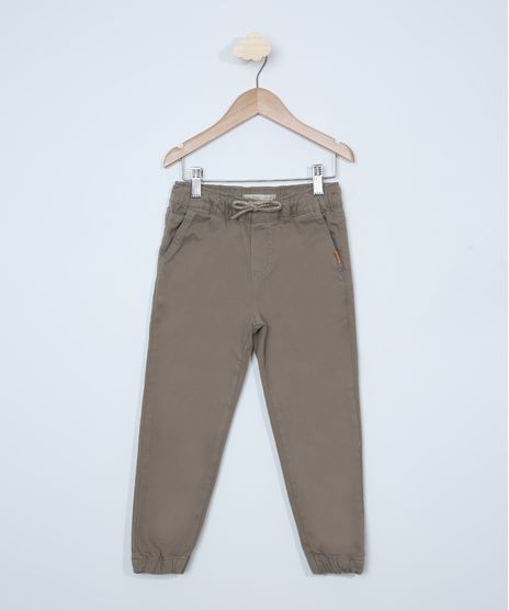 Calca-de-Sarja-Jogger-Infantil-Kaki-9979710-Kaki_1