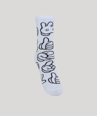 Meia-Feminina-Cano-Alto-Maos-do-Mickey-Estampada-Branca-9973653-Branco_1