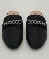 Mule-Feminino-Via-Uno-Bico-Redondo-com-Corrente-Preto-9981776-Preto_5