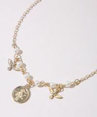 Pulseira-Feminina-com-Pingente-de-Medalha-e-Perolas-Dourada-9976695-Dourado_3