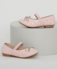 Sapatilha-de-Suede-Infantil-Ma---Me-Menina-Rio-Estampada-de-Estrelas-Metalizada-com-Laco-e-Elastico-Rosa-Claro-9984677-Rosa_Claro_1