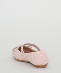 Sapatilha-de-Suede-Infantil-Ma---Me-Menina-Rio-Estampada-de-Estrelas-Metalizada-com-Laco-e-Elastico-Rosa-Claro-9984677-Rosa_Claro_4