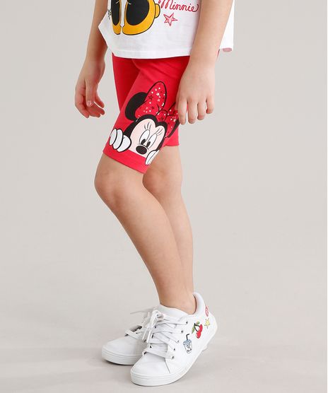 Bermuda-Infantil-com-Estampa-Minnie-em-Algodao---Sustentavel-Vermelha-9044108-Vermelho_1