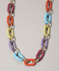 Colar-Feminino-com-Elos-Coloridos-Dourado-9973869-Dourado_2
