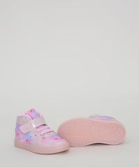 Tenis-Infantil-Baby-Club-Cano-Alto-Estampado-de-Flocos-de-Neve-com-Glitter-e-Velcro-Rosa-9984657-Rosa_6