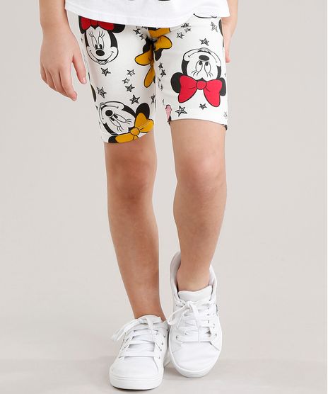 Bermuda-Infantil-Estampada-Minnie-em-Algodao---Sustentavel-Off-White-9044106-Off_White_1