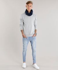 Calca-Jeans-Masculina-Super-Skinny-em-Algodao---Sustentavel-Azul-Claro-8938388-Azul_Claro_3