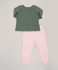 Conjunto-Infantil-de-Blusa-Manga-Longa-Verde-Militar---Calca-com-Bordado-em-Paetes-em-Moletom-Rosa-9030152-Rosa_2