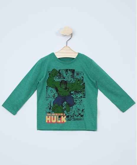 Camiseta-Infantil--Manga-Longa--O-Incrivel-Hulk--Verde-9975874-Verde_1