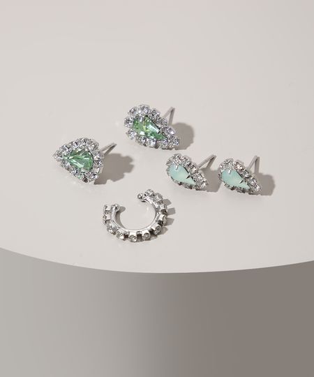 Kit-de-2-Brincos-Femininos---Piercing-Prateado-9976690-Prateado_1