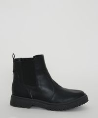 Bota-Feminina-Cano-Curto-Via-Uno-Chelsea-Bico-Redondo-Tratorada-Preta-9980397-Preto_2