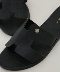 Rasteirinha-Feminina-Slide-Oneself-Texturizada-Croco-com-Recortes-Preta-9983897-Preto_3