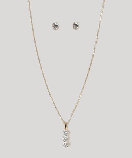 Kit-de-Colar---Brinco-Feminino-com-Strass-Dourado-8970770-Dourado_1