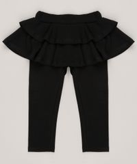 Calca-Legging-Infantil-com-Babado-em-Algodao---Sustentavel-Preta-9048397-Preto_1