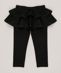 Calca-Legging-Infantil-com-Babado-em-Algodao---Sustentavel-Preta-9048397-Preto_2