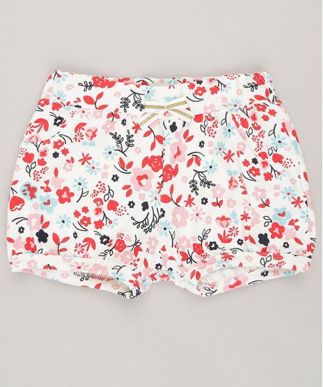 Short-Infantil-Estampado-Floral-em-Algodao---Sustentavel-Off-White-9058500-Off_White_1