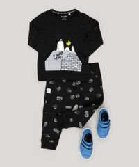 Camiseta-Infantil-Snoopy-Manga-Longa-Gola-Careca-Preta-9048322-Preto_3