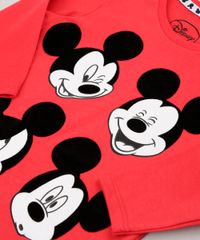 Camiseta-Infantil-Mickey-Mouse-Manga-Longa-Gola-Redonda-em-Algodao---Sustentavel-Vermelha-8650129-Vermelho_4
