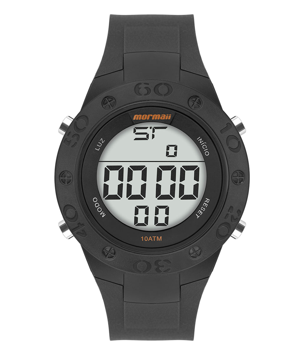 Relógio Digital Mormaii Masculino - MO902AB8L Preto