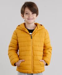Jaqueta-Infantil-Puffer-com-Capuz-Manga-Longa-Amarela-8846184-Amarelo_1