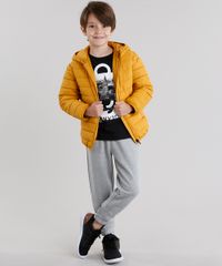Jaqueta-Infantil-Puffer-com-Capuz-Manga-Longa-Amarela-8846184-Amarelo_3