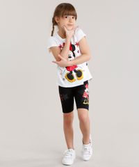 Bermuda-Infantil-com-Estampa-Minnie-em-Algodao---Sustentavel-Preta-9044104-Preto_3