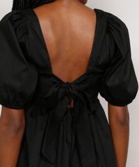 Vestido-Feminino-Mindset-Curto-com-Laco-Manga-Bufante-Preto-9984335-Preto_5