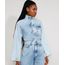 Camisa-Jeans-Feminina-Mindset-Oversized-Marmorizada-com-Bolso-Manga-Longa-Gola-Alta-Azul-Claro-9985140-Azul_Claro_1
