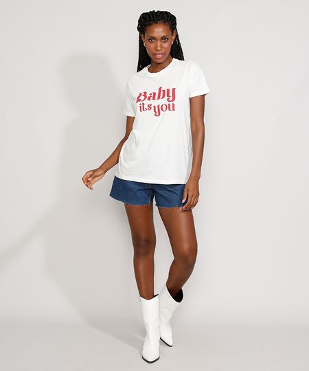 T-Shirt-Feminina-Mindset--Baby-It-s-You--Manga-Curta-Decote-Redondo-Off-White-9985974-Off_White_1