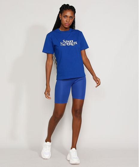 T-Shirt-Feminina-Mindset-com-Bordado--Soul-Search--Manga-Curta-Decote-Redondo-Azul-Royal-9984154-Azul_Royal_1