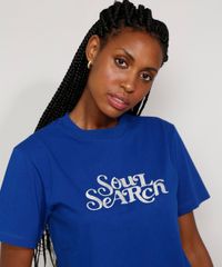 T-Shirt-Feminina-Mindset-com-Bordado--Soul-Search--Manga-Curta-Decote-Redondo-Azul-Royal-9984154-Azul_Royal_5