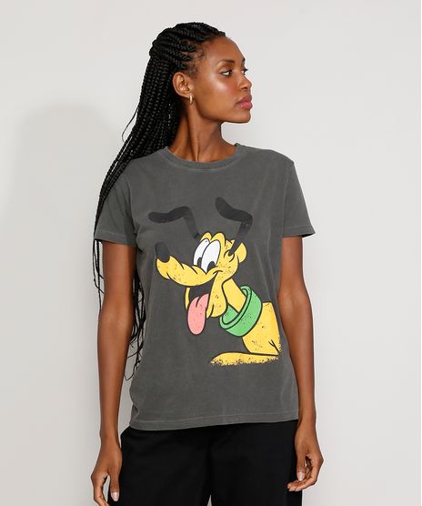 T-Shirt-Feminina-Mindset-Pluto-Manga-Curta-Decote-Redondo-Chumbo-9984161-Chumbo_1