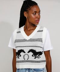 Colete-de-Trico-Feminino-Mindset-Cropped-Estampado-com-Cavalos-Decote-V-Off-White-9985141-Off_White_4