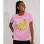 T-Shirt-Feminina-Mindset--Going-Bananas--Manga-Curta-Decote-Redondo-Rosa-9985971-Rosa_1