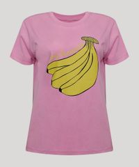 T-Shirt-Feminina-Mindset--Going-Bananas--Manga-Curta-Decote-Redondo-Rosa-9985971-Rosa_6