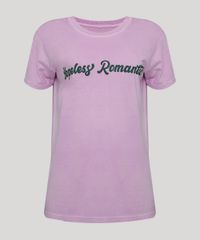 T-Shirt-Feminina-Mindset--Hopeless-Romantic--Manga-Curta-Decote-Redondo-Lilas-9985972-Lilas_6