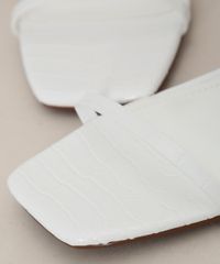 Tamanco-Feminino-Mindset-Salto-Reto-Medio-Texturizado-Croco-Branco-9983138-Branco_4