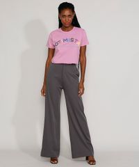 T-Shirt-Feminina-Mindset-com-Bordado--Otimista--Manga-Curta-Decote-Redondo-Rosa-9984149-Rosa_3