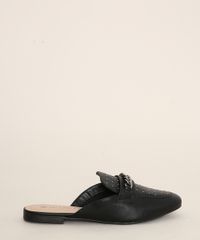 Mule-Feminino-Via-Uno-com-Tachas-e-Corrente-Preto-9981777-Preto_2