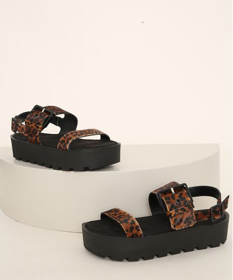 Sandalia-Flatform-Feminina-Oneself-Animal-Print-Onca-Salto-Baixo-Tratorado-Preta-9983117-Preto_1