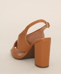 Sandalia-Feminina-Via-Uno-Texturizada-Croco-Salto-Alto-Caramelo-9980393-Caramelo_4