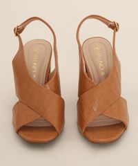 Sandalia-Feminina-Via-Uno-Texturizada-Croco-Salto-Alto-Caramelo-9980393-Caramelo_5