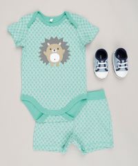 Body-Infantil-Porco-Espinho-Estampado-Manga-Curta-Gola-Redonda-em-Algodao---Sustentavel-Verde-Claro-8814787-Verde_Claro_3