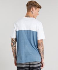 Camiseta-Masculina-Recorte-com-Bolso-Manga-Curta-Gola-Careca-Azul-8451632-Azul_2